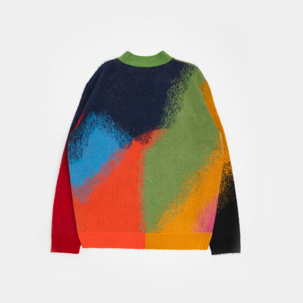カーディガン Lochie - melange cardigan Glimpse Of Eden Cardigan in Black-Dakar for Men | Alanui®