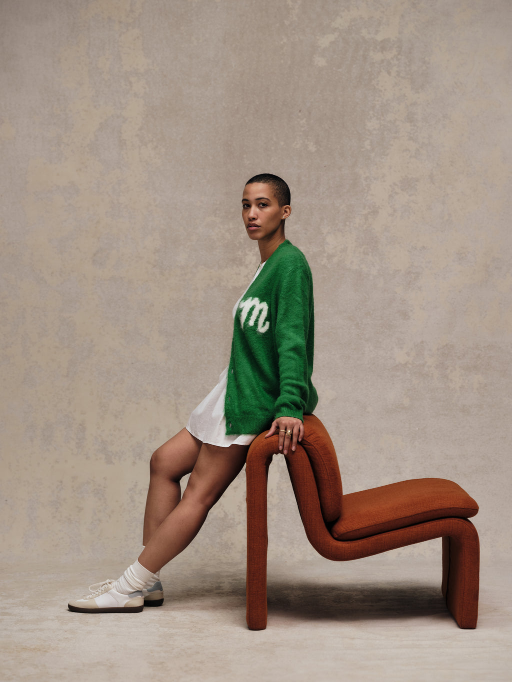 Script M Cardigan SS24 – Mifland : A Design Company