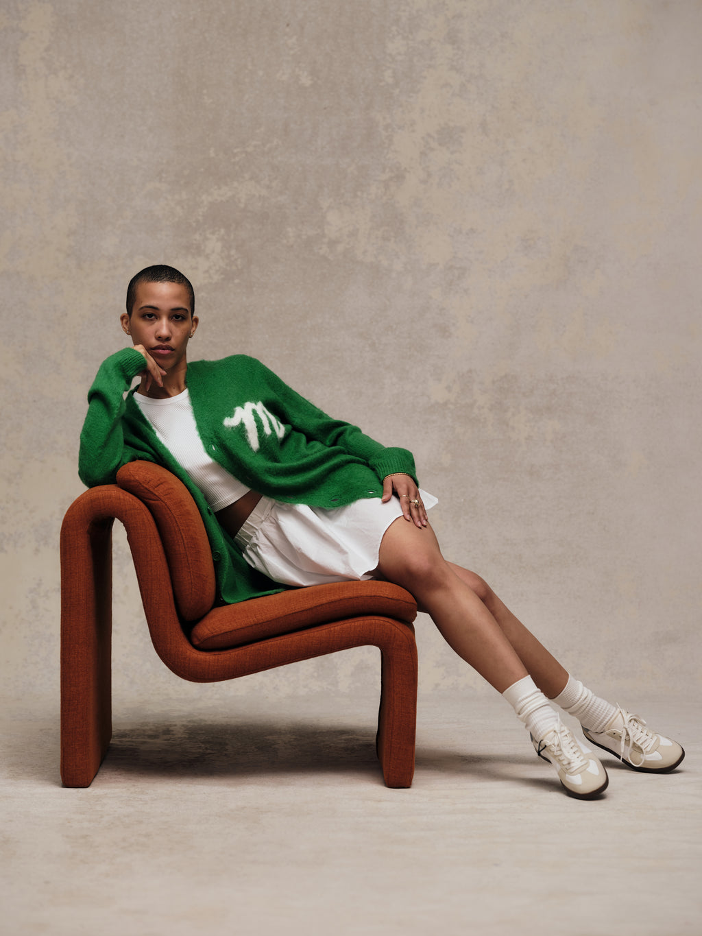 Script M Cardigan SS24 – Mifland : A Design Company