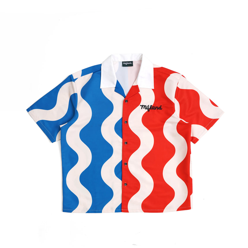 Squiggle M Camp Shirt