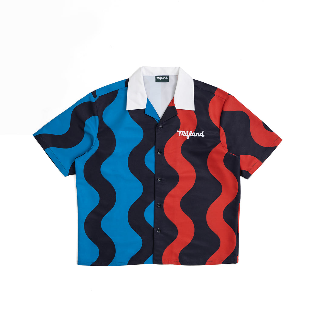 Squiggle M Camp Shirt – Mifland : A Design Company