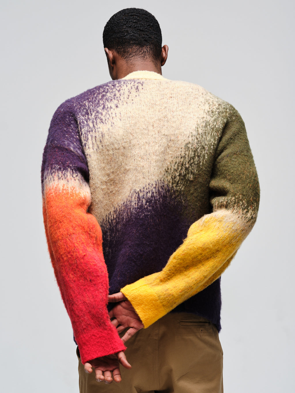 Sterling W25 Cardigan | Multicolor Mohair Sweater | Mifland