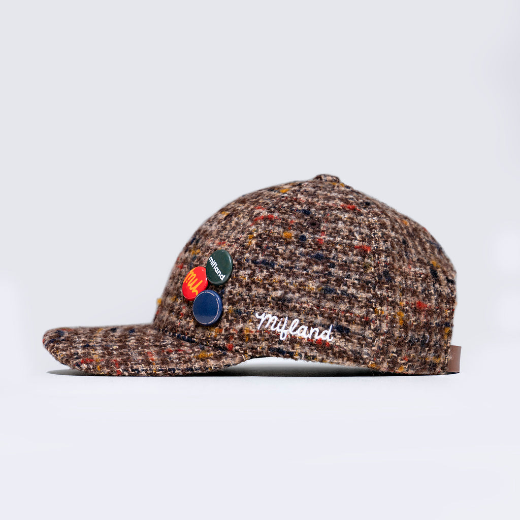 帽子 MSML WOOL PRINT HAT ZX Zeroxposur Beanie Hat Skull Cap Black Embroidered Yellow