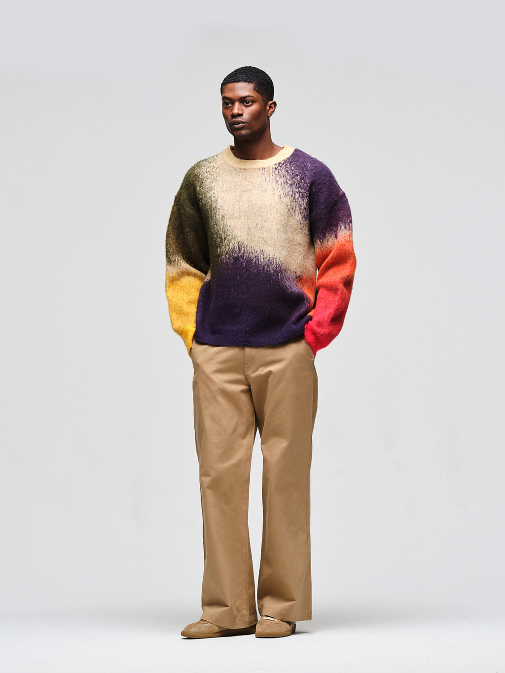 Sterling W25 Cardigan | Multicolor Mohair Sweater | Mifland