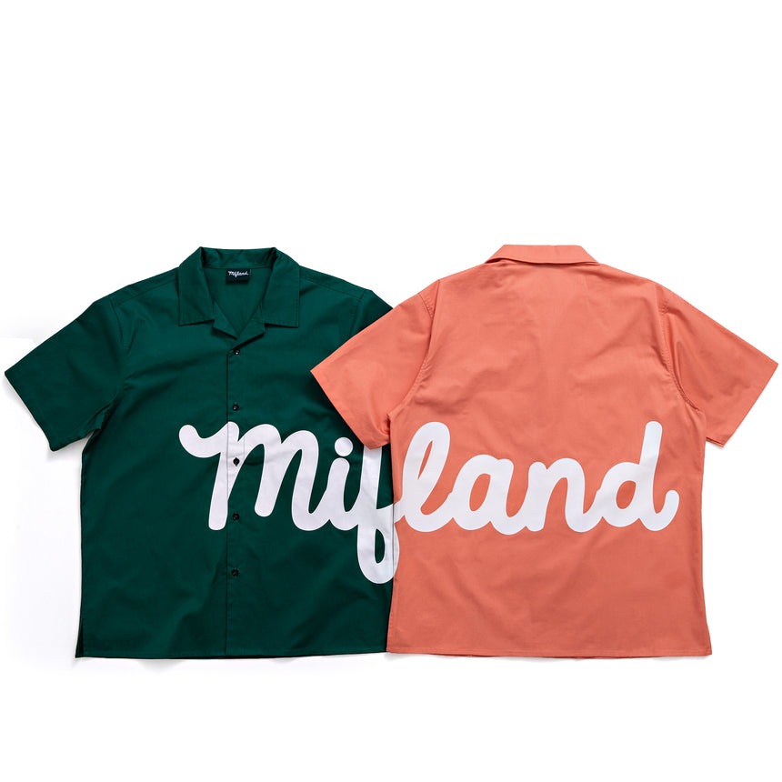 Script Logo camp Shirt