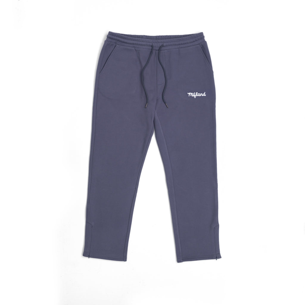 【HI FI FNK】24SS★ (MADE) Ted Sweatpants Fükitt | Vertext Unisex Fleece Grey Sweatpants - Bold