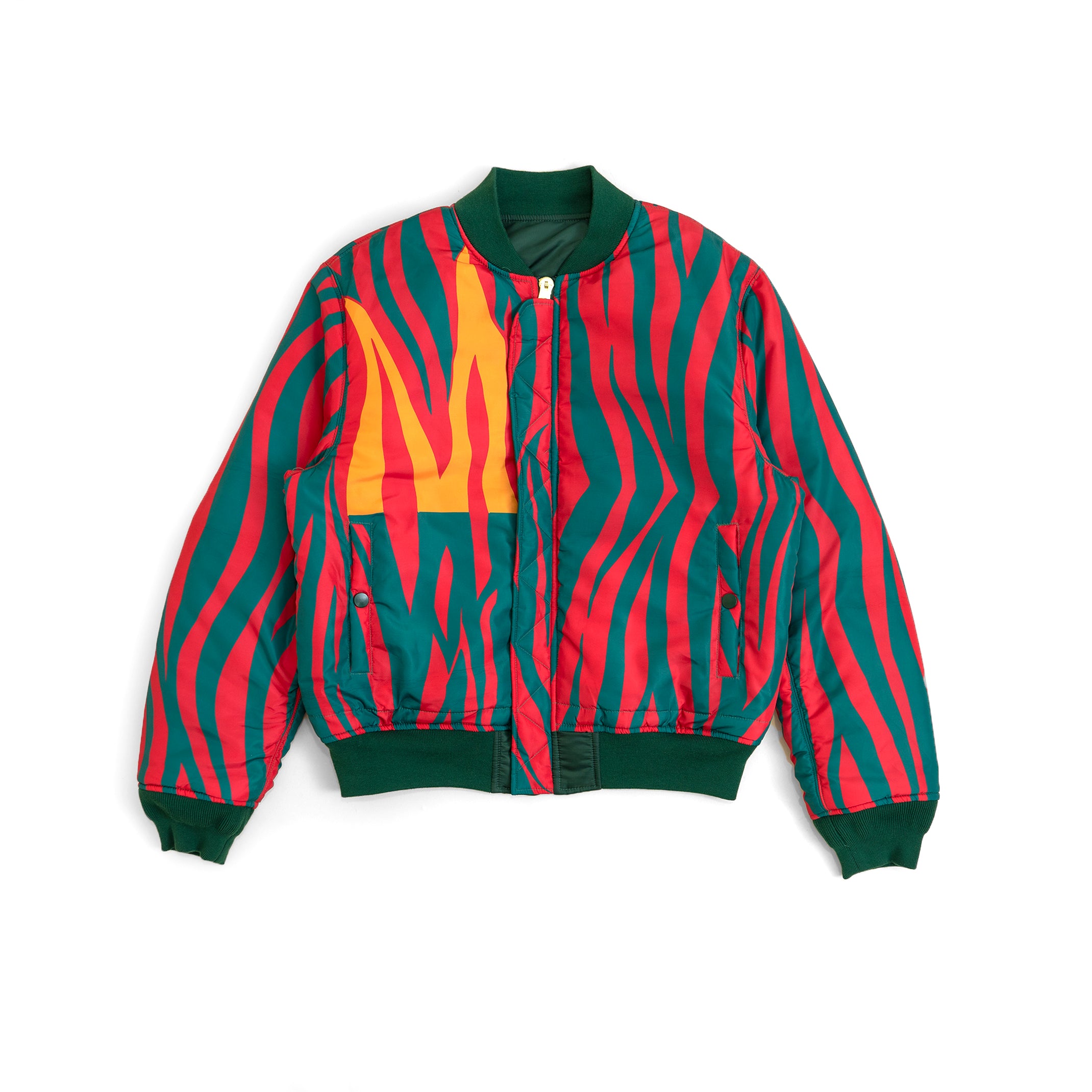ジャケット・アウター REPLAY reversible ma-1 M black camofula GreenBomberSiteBack.jpg?v=