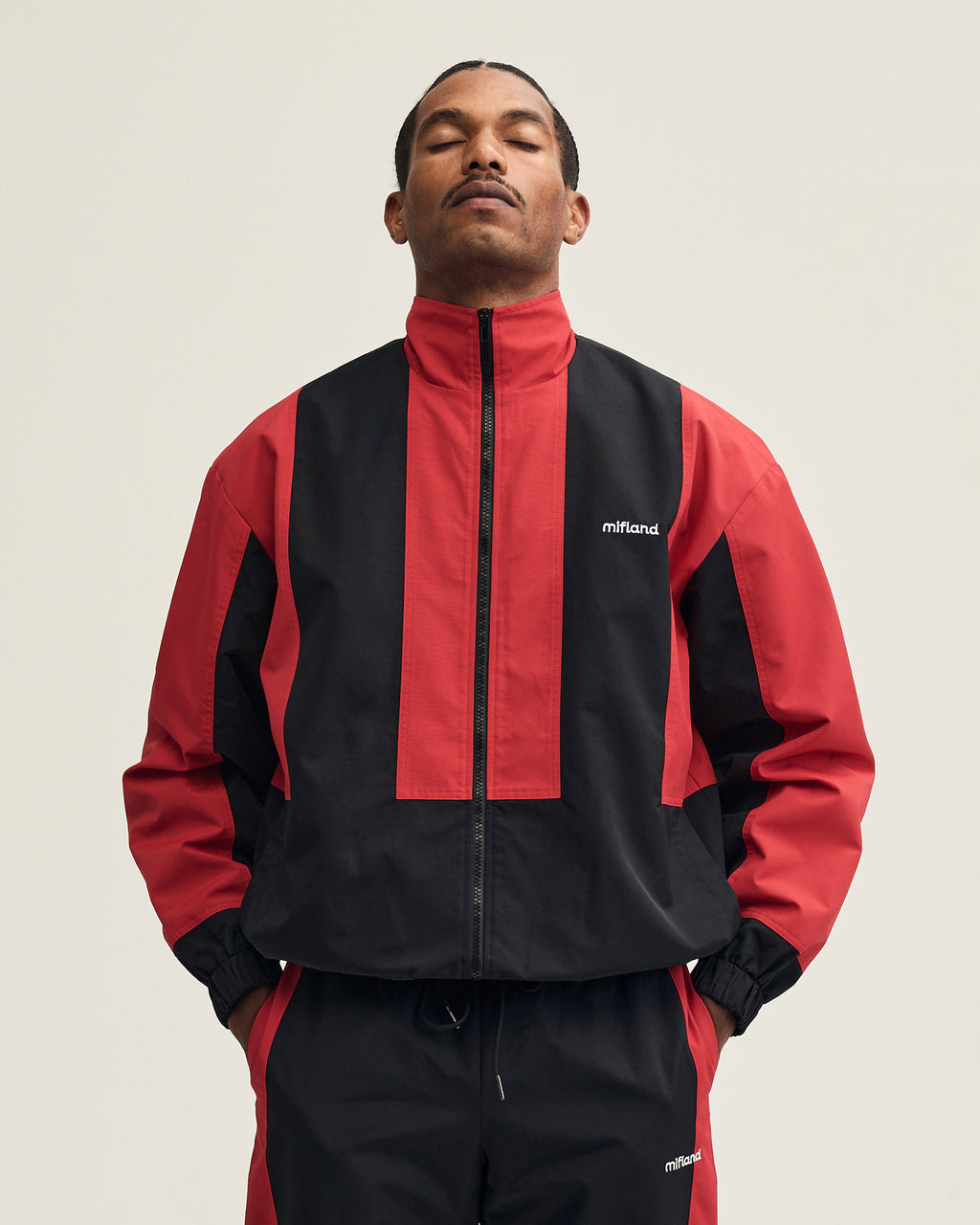 ジャケット・アウター plllllleeeasse nylon track jacket L Track Jacket '85 – Mifland : A Design Company