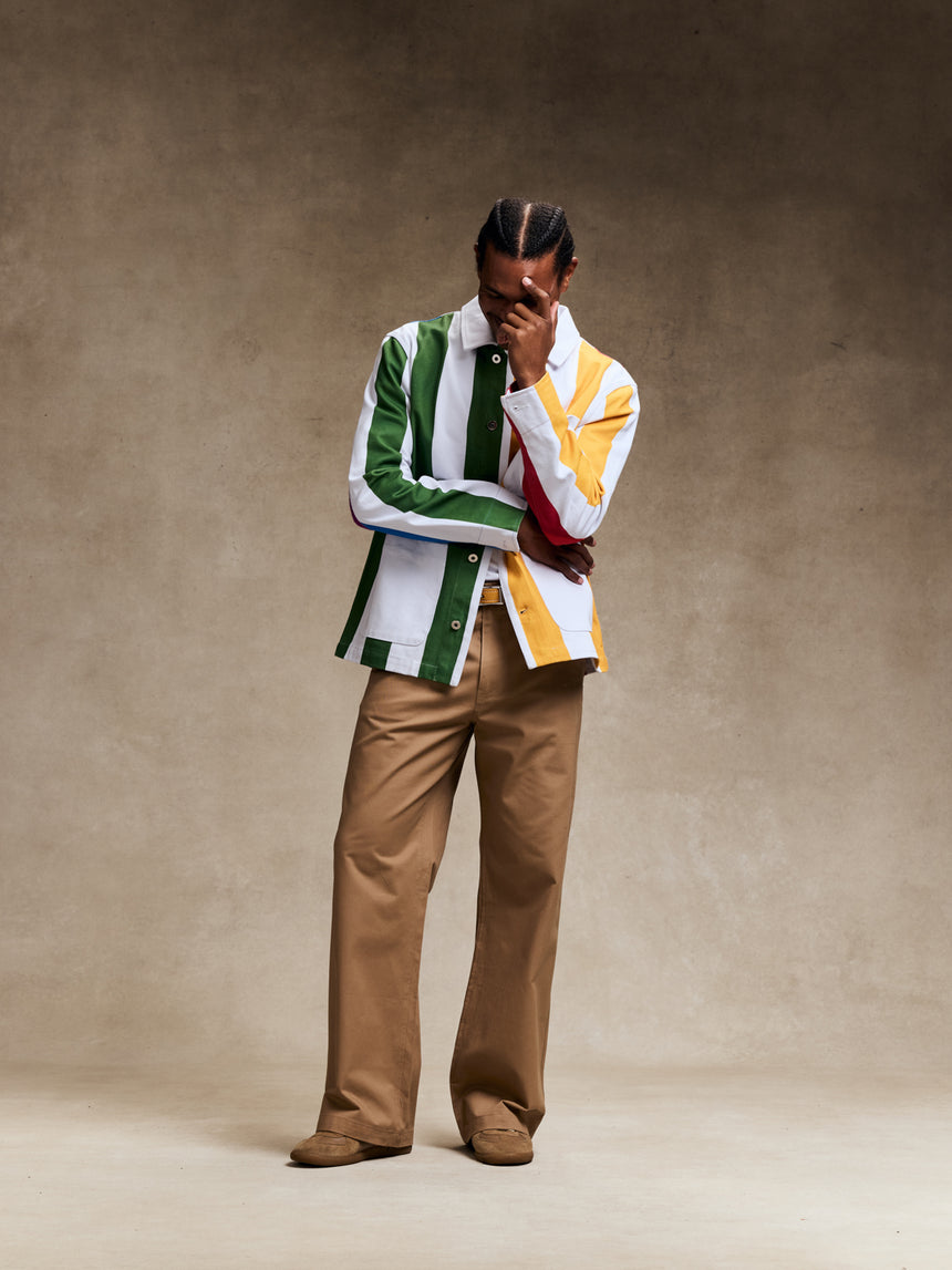 Multicolor Work Jacket