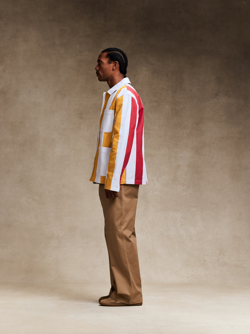 Multicolor Work Jacket