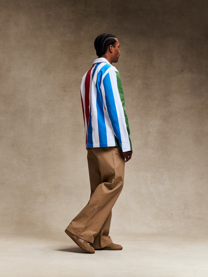 Multicolor Work Jacket