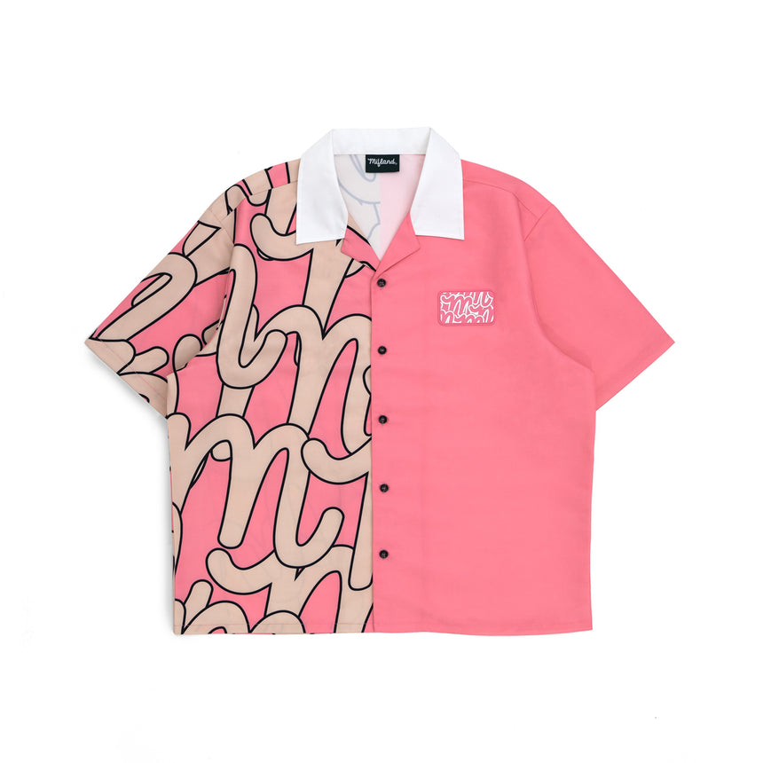 Split Stencil Camp Shirt – Mifland : A Design Company