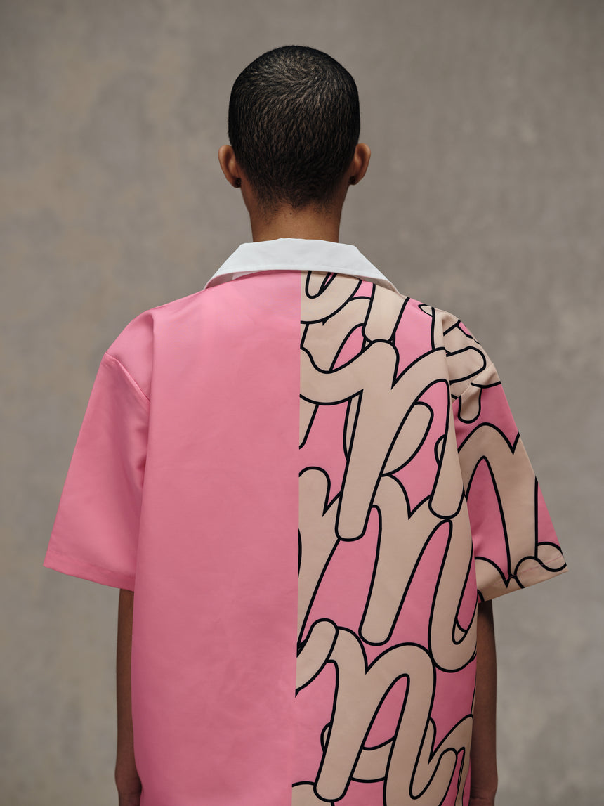 Split Stencil Camp Shirt – Mifland : A Design Company