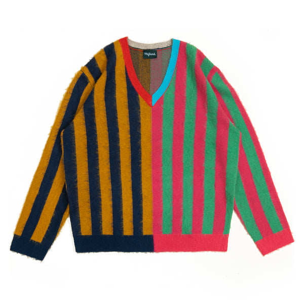 【U LAN】Lola Gradient Stripe Knit woman-sweater-striped-