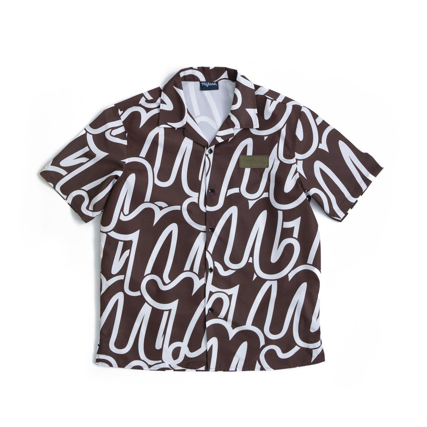 Zebra Print Camp Shirt