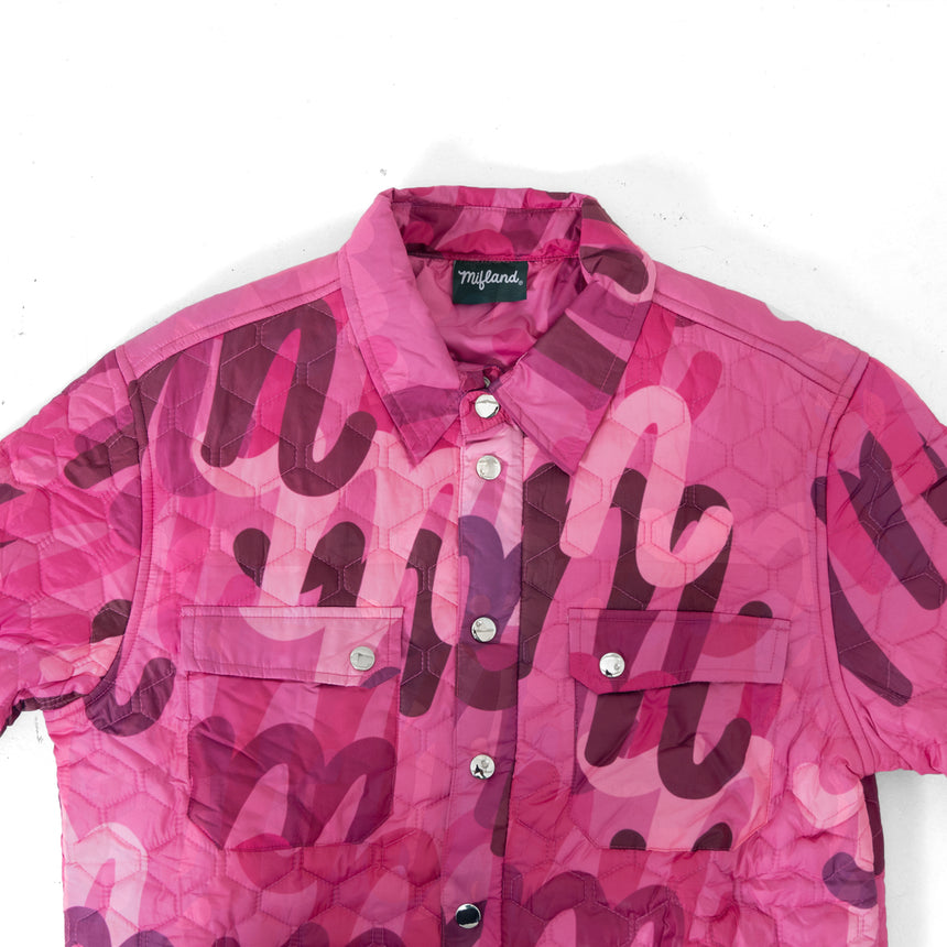 Million M Quilted Overshirt QS LE Pink