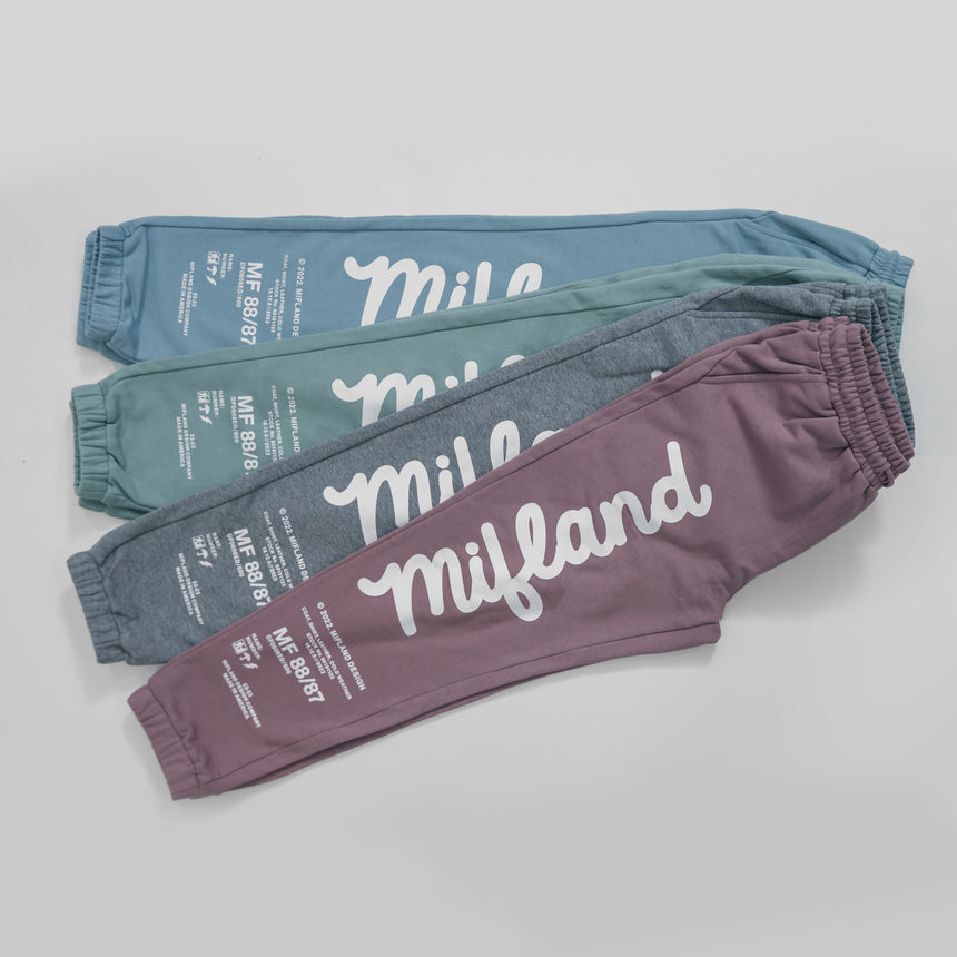 Mifland Pastel Script Sweatpants