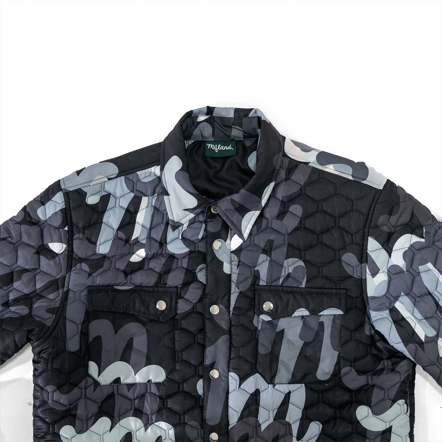 Million M Quilted Overshirt QS LE Black – Mifland : A Design