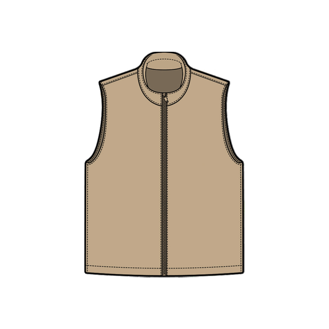 buddix Logo Fleece Vest  Mサイズ Green_vest_Site.jpg?v=1637793123